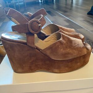 Tan Suede Platform BCBG Max Azria Shoes